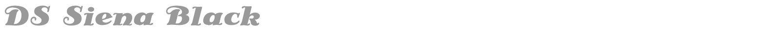DS Siena Shadow font preview